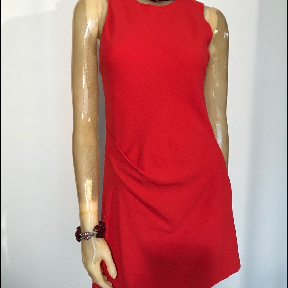 Calvin Klein Collection Sleeveless Red Mini Dress